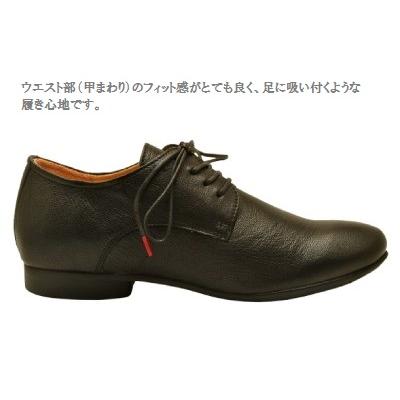 Think!（シンク）シンプルで履きやすプレーントゥ 0412 ブラック 