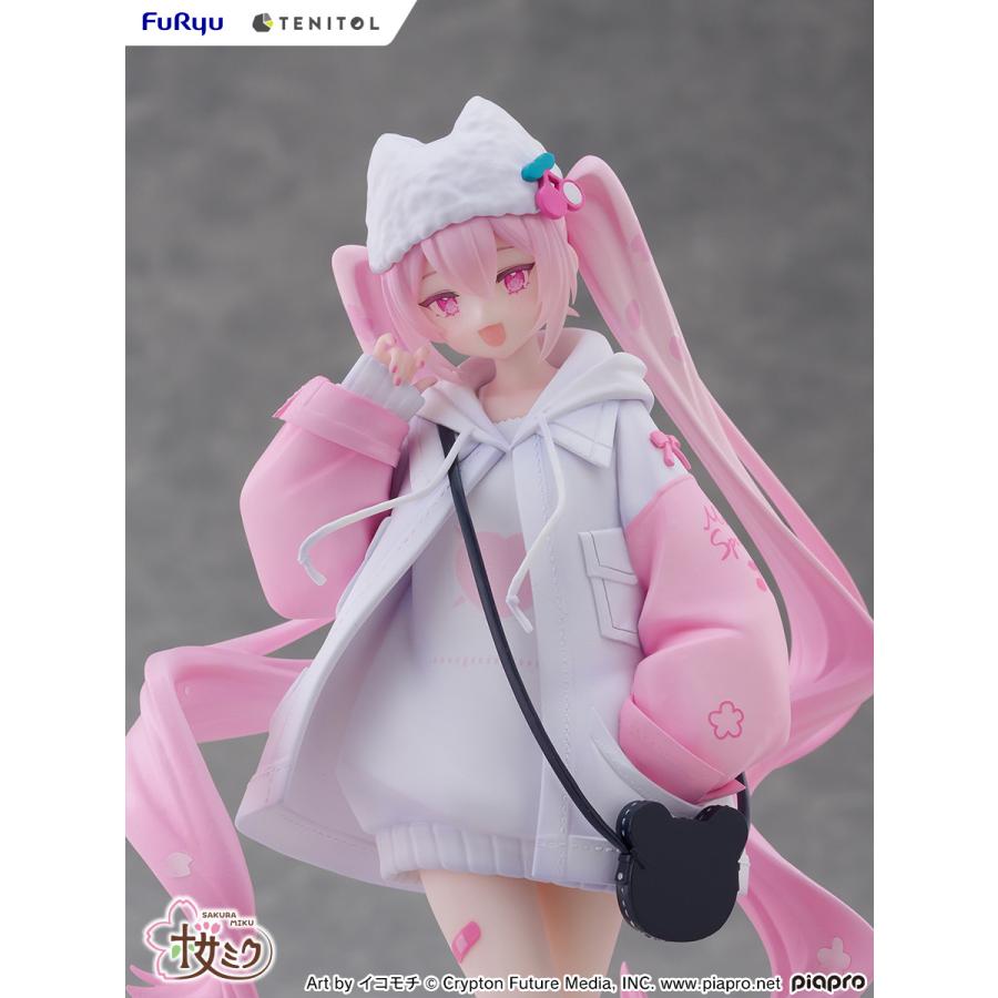 予約】TENITOL 桜ミク Cool style[petit] 塗装済み完成品 ［フリュー