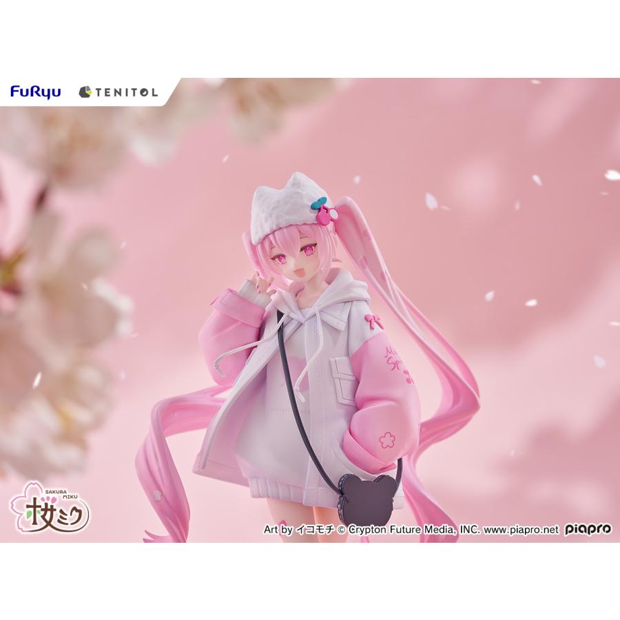 予約】TENITOL 桜ミク Cool style[petit] 塗装済み完成品 ［フリュー