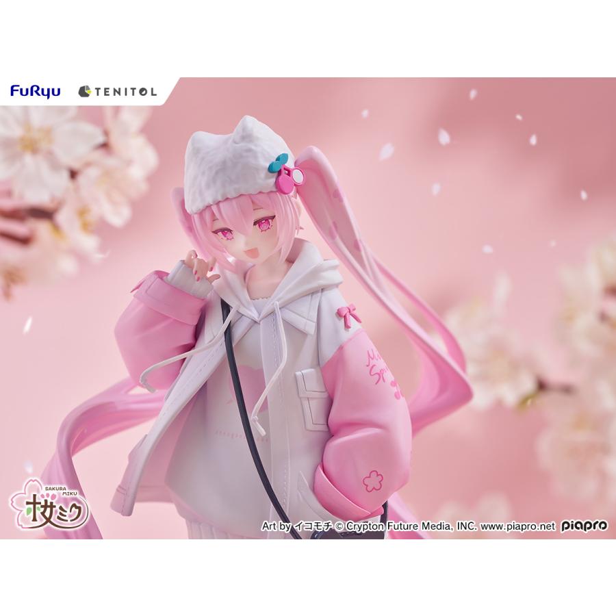 予約】TENITOL 桜ミク Cool style[petit] 塗装済み完成品 ［フリュー