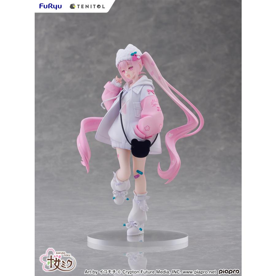 予約】TENITOL 桜ミク Cool style[petit] 塗装済み完成品 ［フリュー