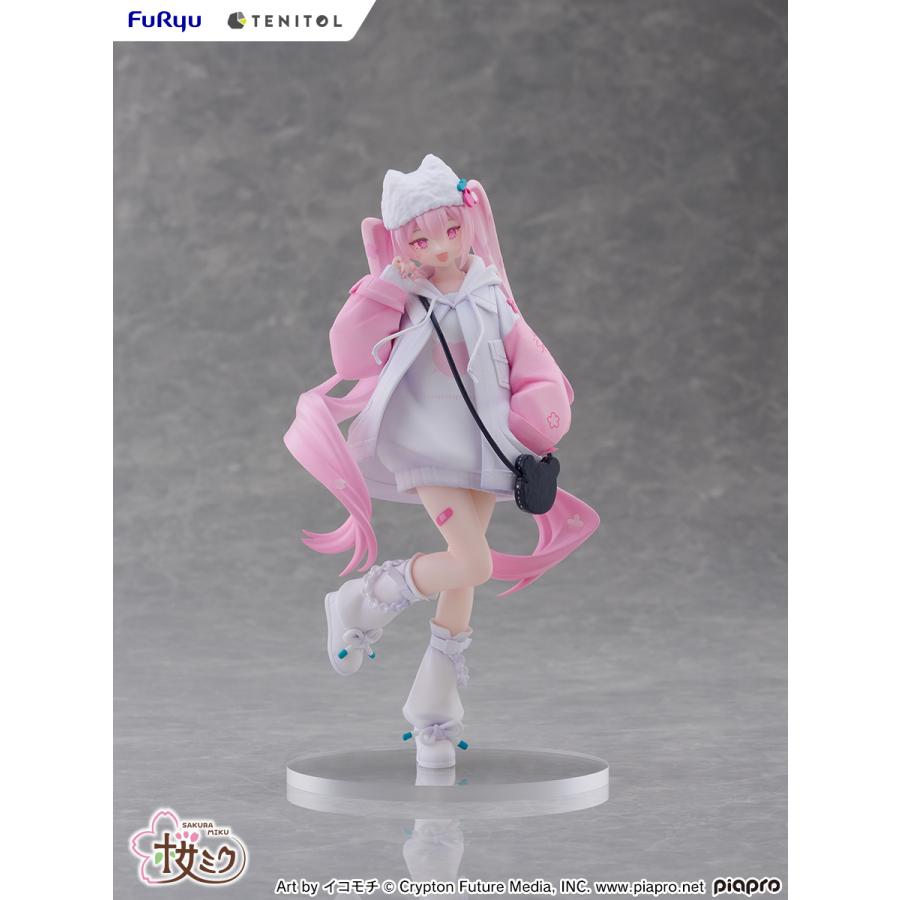 予約】TENITOL 桜ミク Cool style[petit] 塗装済み完成品 ［フリュー