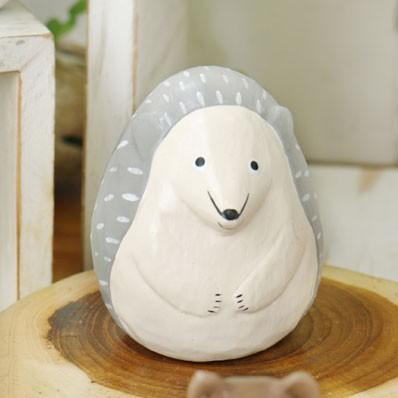 はりねずみ ハリネズミ 天然木 置き物 置物 : 手づくり家具