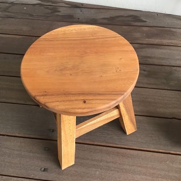 ウッドギャラリー樹 スツール キッズチェア アカシア サークル