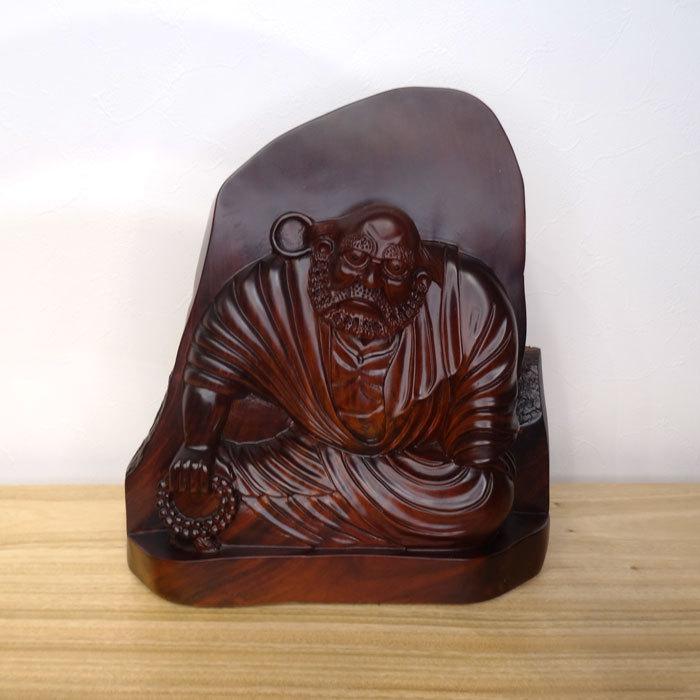 だるま大使　木製　1本彫り だるま大使木製1本彫り