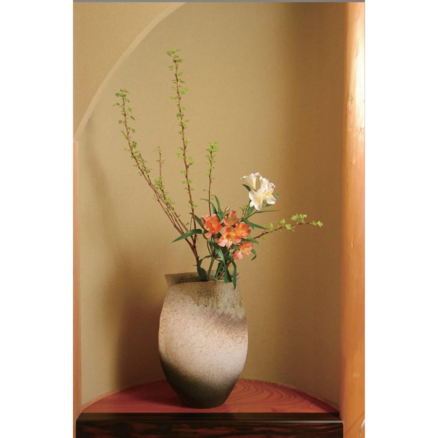 信楽焼 しがらき 陶器 和風 花瓶 花台 花器 華 いけばな つぼ 花入れ 茶道 華道 おしゃれ 和モダン 504 05 手づくり家具 ウッドギャラリー樹 通販 Yahoo ショッピング