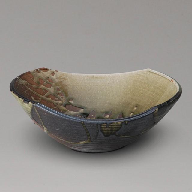 洗面ボウル 陶器 信楽焼 古信楽変形手洗鉢 手洗い鉢 おしゃれ