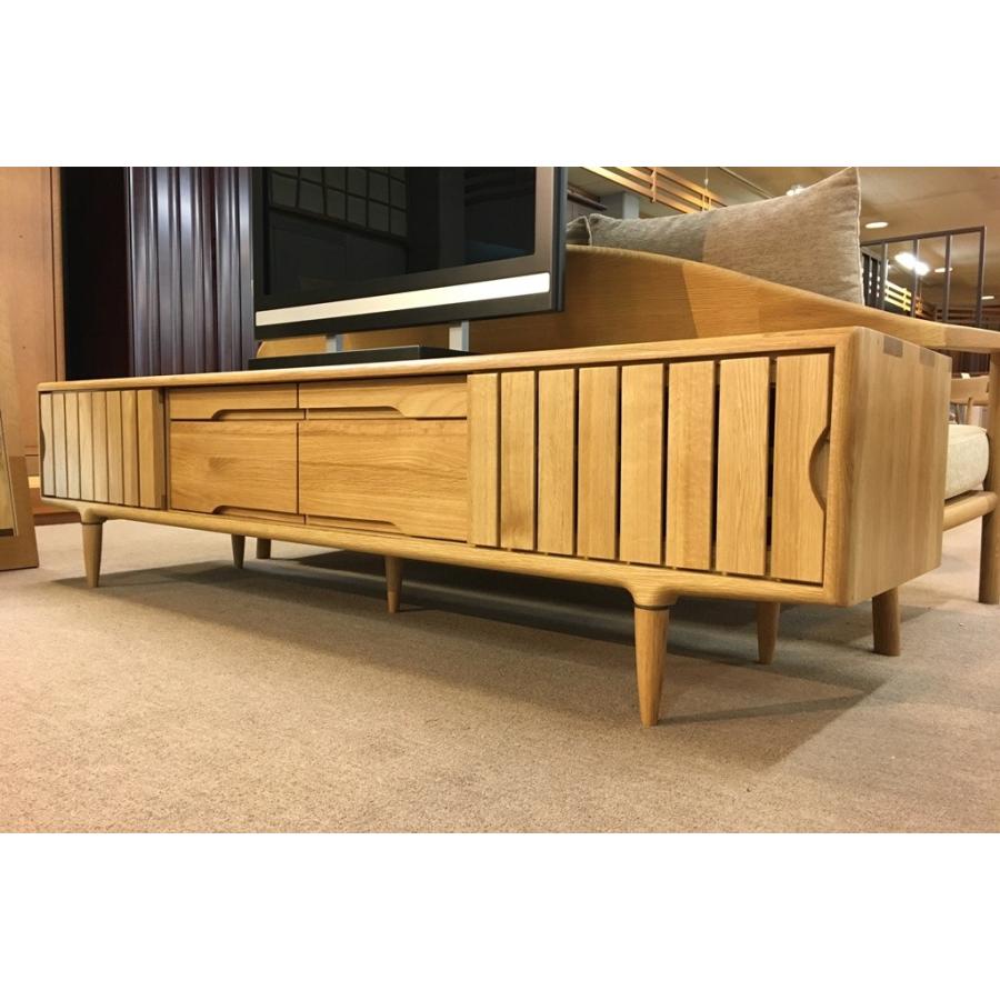 テレビボード おしゃれ 北欧風 無垢 180 完成品 ローボード テレビ台