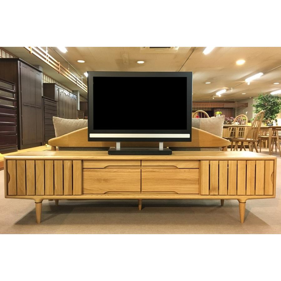 テレビボード おしゃれ 北欧風 無垢 180 完成品 ローボード テレビ台