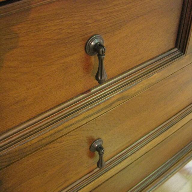 チェスト アンティーク家具 クラッシック 3段チェスト サイドテーブル