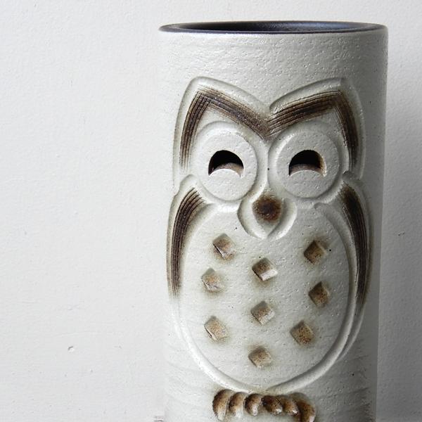 信楽焼 フクロウの傘立て かさ立て 傘立て 傘たて 傘置き 玄関 陶器