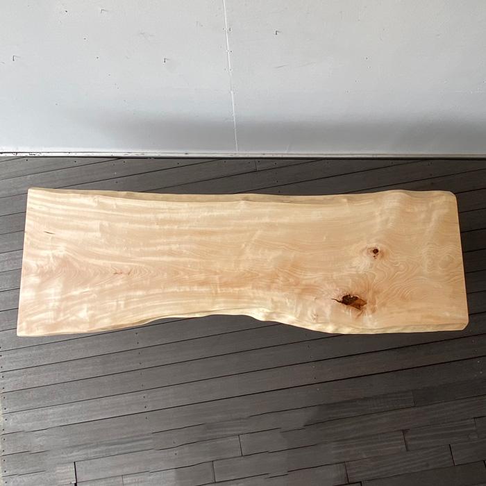 一枚板 無垢 栃 とち トチ カウンター テーブル ハイテーブル 169cm 栃