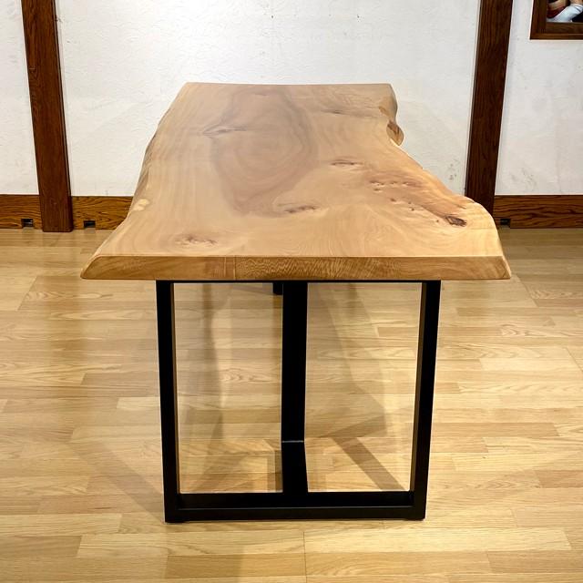 栃 一枚板 ダイニングテーブル テーブル とち トチ 幅166cm 天然 栃 一枚板 ダイニングテーブル テーブル とち トチ 幅166cm 天然