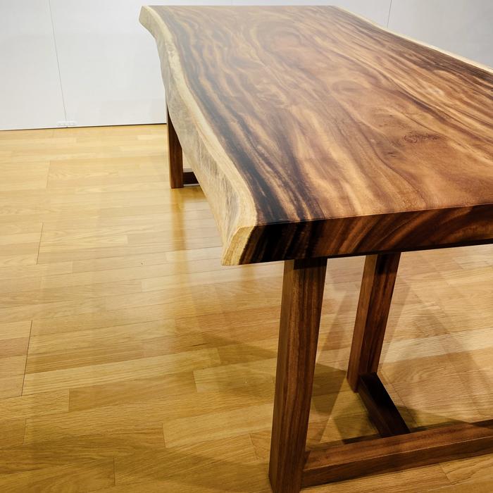 モンキーポッド一枚板ダイニングテーブル 幅181cm 一枚板 テーブル