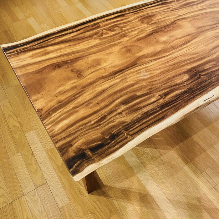 モンキーポッド一枚板ダイニングテーブル 幅181cm 一枚板 テーブル