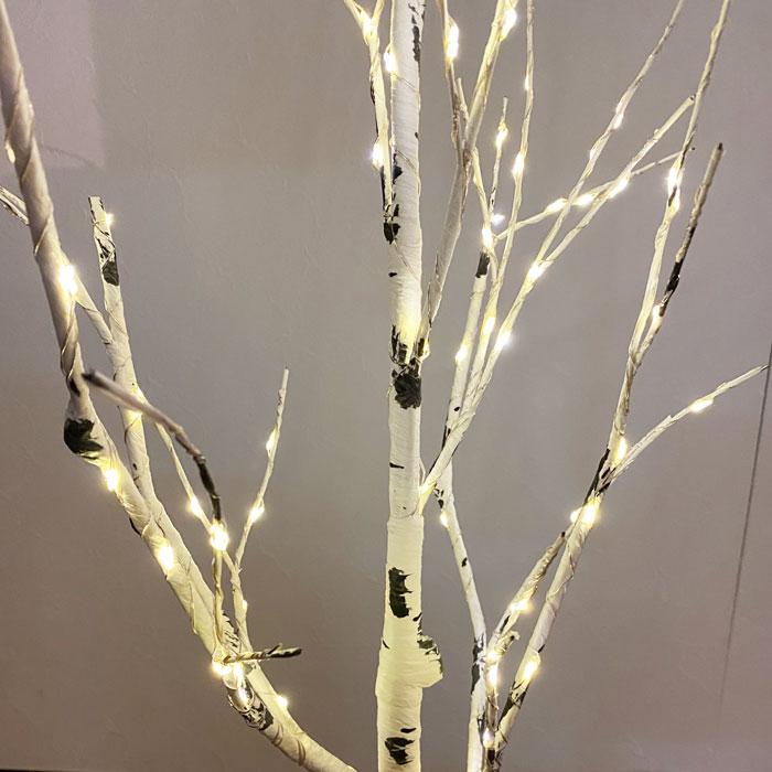 ブランチツリー クリスマスツリー led 白樺 ツリー70cm 北欧 おしゃれ