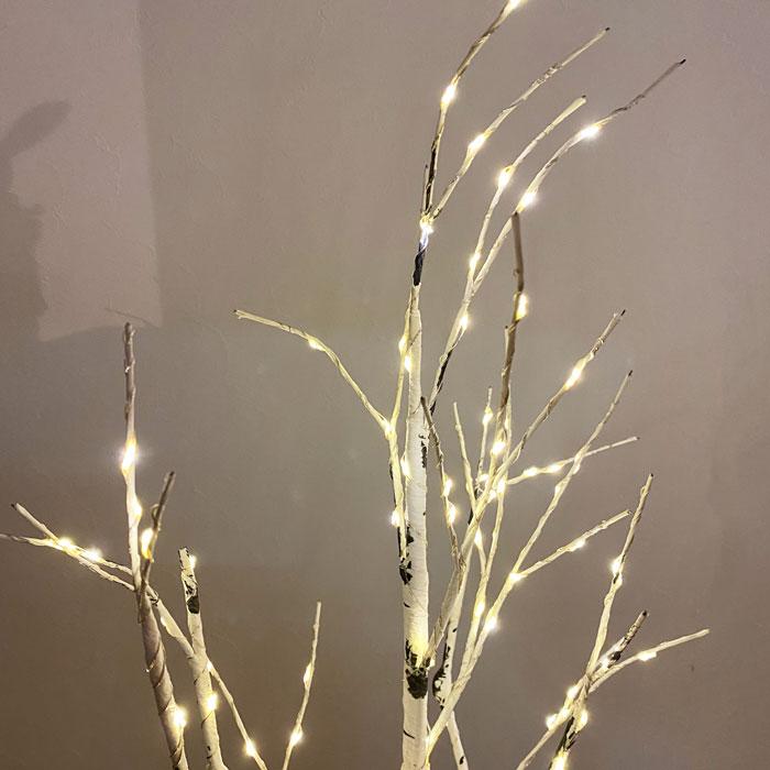 ブランチツリー クリスマスツリー led 白樺 ツリー70cm 北欧 おしゃれ