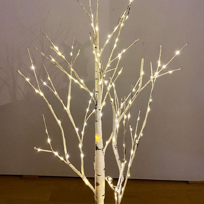 ブランチツリー クリスマスツリー led 白樺 ツリー90cm 北欧 おしゃれ