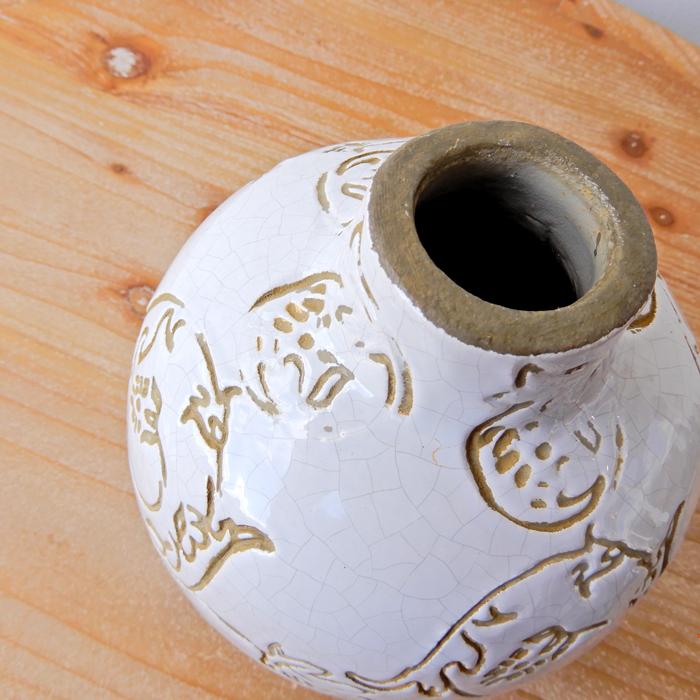 Botanical Skechボトル 花びん 北欧 テラコッタ 陶器 エレガント 花器
