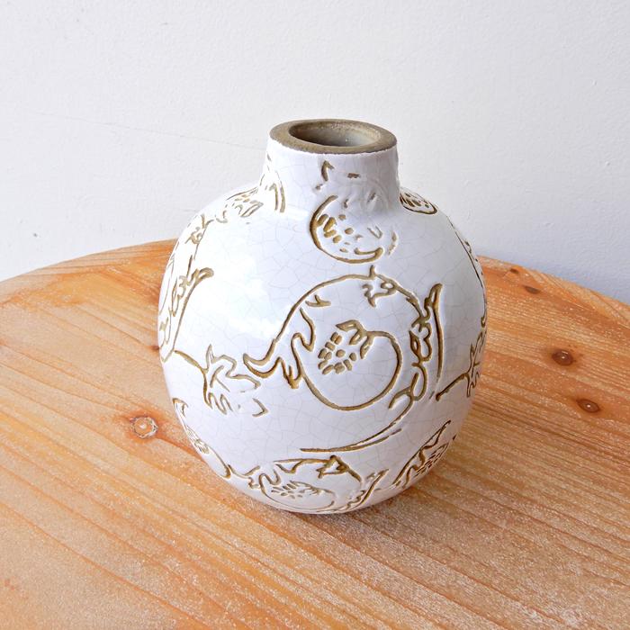 Botanical Skechボトル 花びん 北欧 テラコッタ 陶器 エレガント 花器