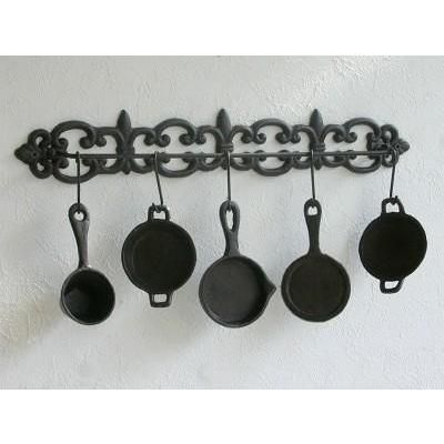 壁掛けオブジェ 壁飾り かわいい キッチン小物 アイアンキッチンミニ