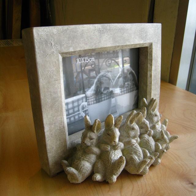 フォトフレーム 写真立て スリーピングラビット うさぎ ウサギおしゃれ