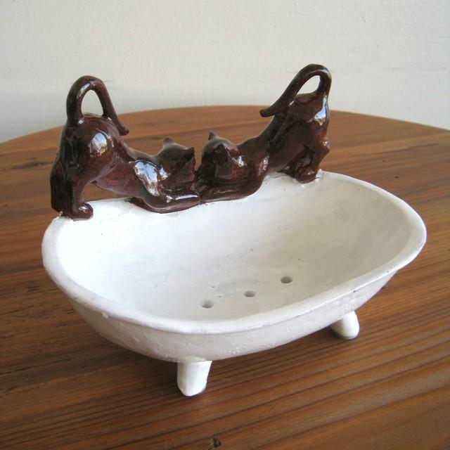 2cat ソープディッシュ 石鹸置き 石鹸台 おしゃれ かわいい 732 802 手づくり家具 ウッドギャラリー樹 通販 Yahoo ショッピング