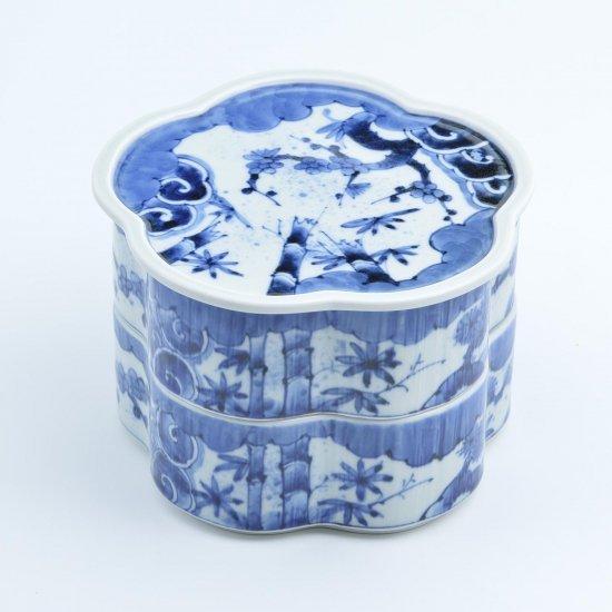 二段重 お正月 和食器 日本製 ギフト おうち ごはん うつわ 陶器