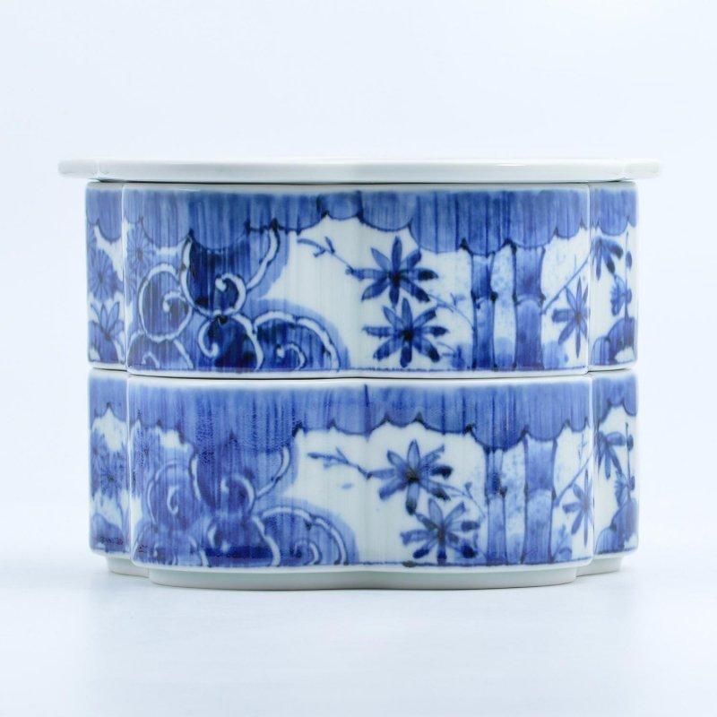 新品 有田焼 文山窯 陶箱2個　お祝い　お正月 新品 有田焼 文山窯 陶箱2個 お祝い お正月 新品 有田焼 文山窯