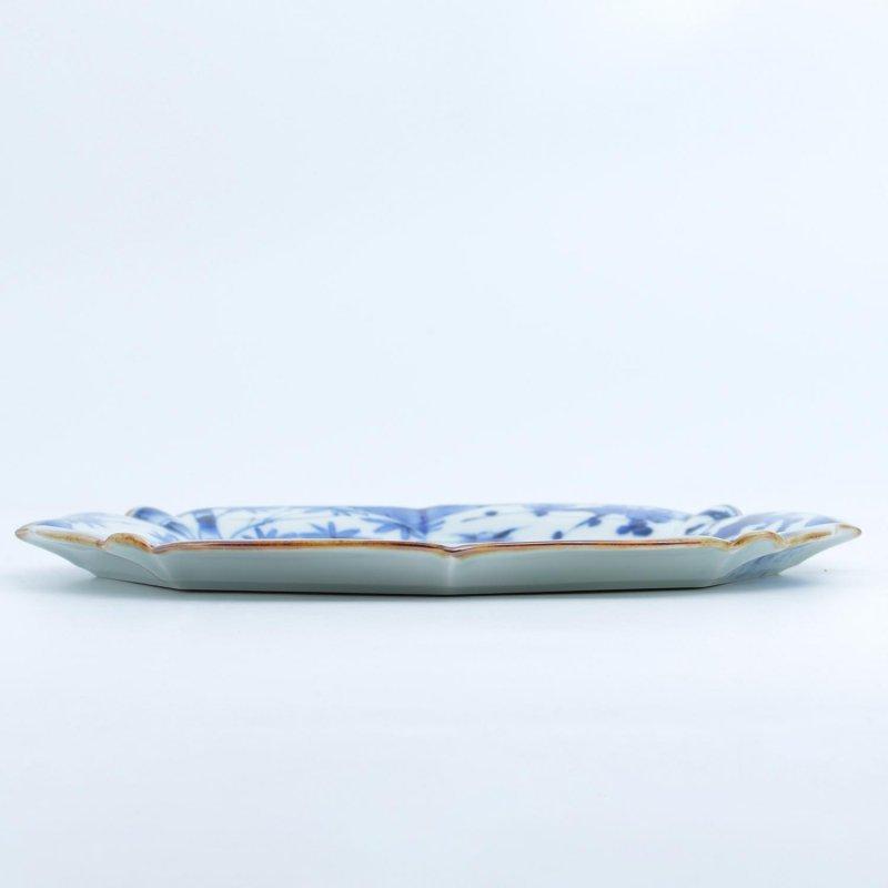 竹林梅林 輪花プレート お正月 正角皿 大皿 おしゃれ : 手づくり家具