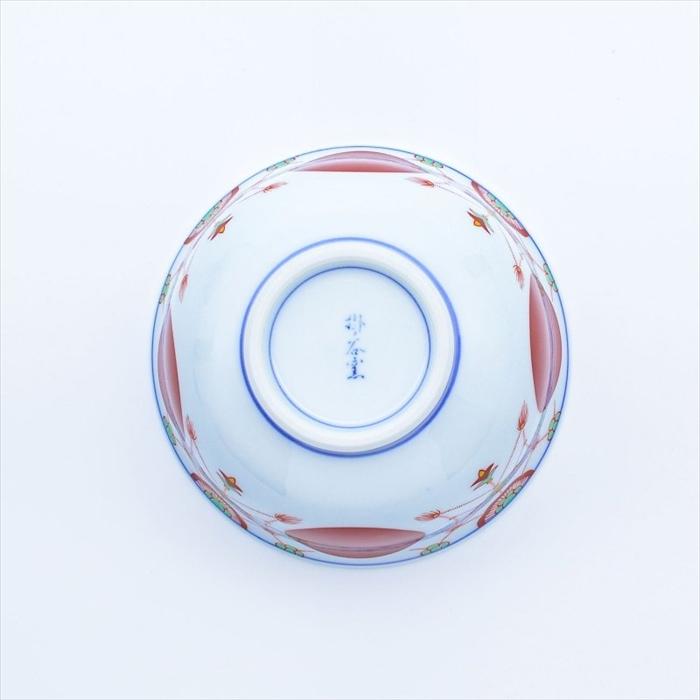 珱珞紋 円菓子碗 5客セット 有田焼 和食器 蓋物 お正月 日本製 お碗 お