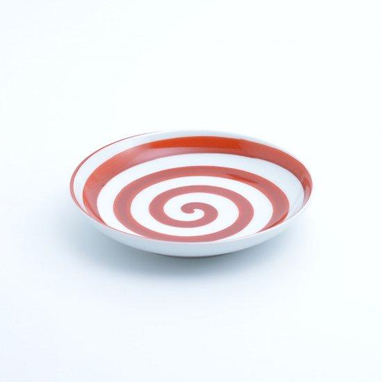 有田焼 和食器 赤渦文5寸皿 縁起の良い和食器 器 おしゃれ 磁器 来客