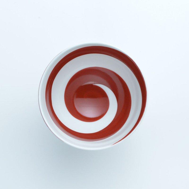 朱渦 碗 小 中 大 お椀 磁器 クニエダヤスエ 和食器 飲食店 業務用