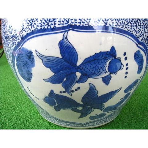 青花魚缶金魚 水鉢 大型 金魚 火鉢 鉢カバー プランターカバー プランター メダカ鉢 金魚鉢 鉢 水連鉢 和風 ビオトープ 送料無料 浮彫魚缶特大 14号 737 168l 手づくり家具 ウッドギャラリー樹 通販 Yahoo ショッピング