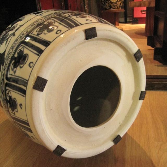 スツール 陶器 イス アジアン シノワズリ オリエンタル 景徳鎮