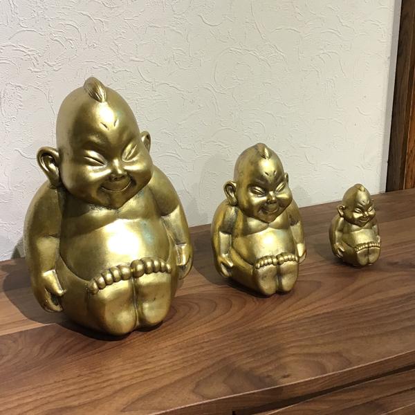 ビリケンさん 置物 商売繁盛 幸運 金色 開運招福 財運 金運 玄関