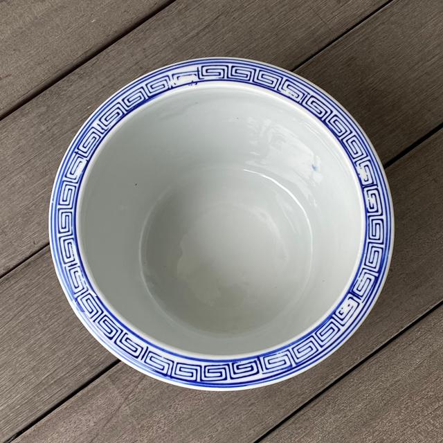 水鉢 金魚 陶器 シノワズリ オリエンタル ジャポニズム 睡蓮鉢 金魚鉢