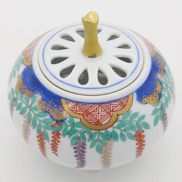 有田焼 しだれ藤香炉 香炉 陶器 おしゃれ 調度品 工芸品 伝統 和モダン