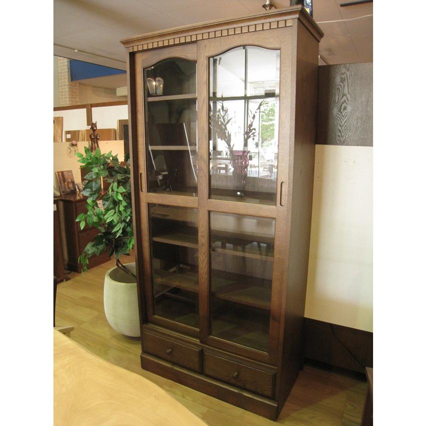 書棚 カップボード 飾り棚 本棚 おしゃれ 木製 北欧 アンティーク 飾棚