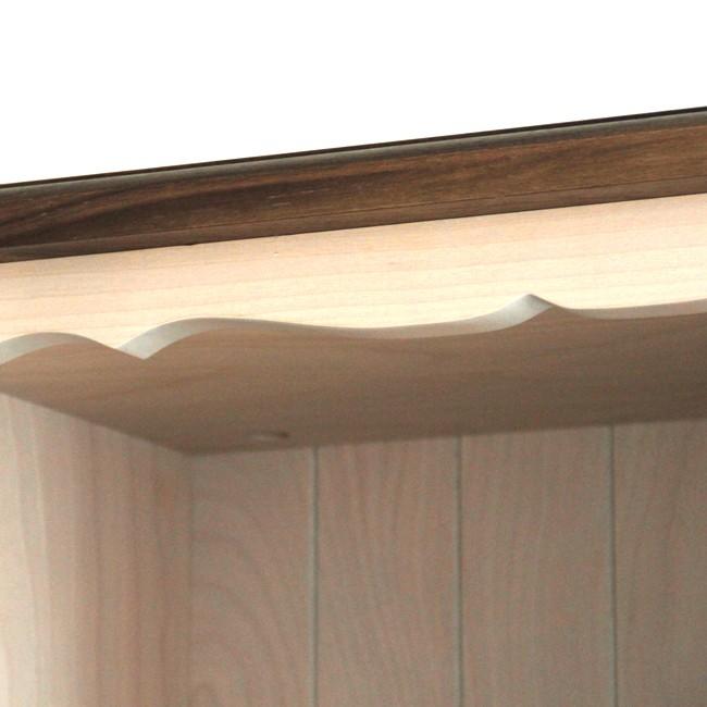 オープン書棚 ブックシェルフ キャビネット フレンチカントリー