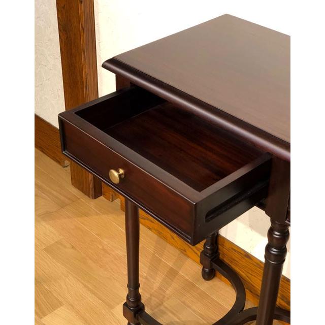 コンソールテーブル 電話台 木製 マホガニー 花台 クラシック