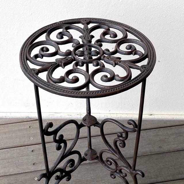 花台 プランタースタンド ガーデニング雑貨 アンティーク かわいい 鉢