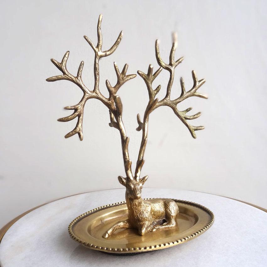 楽天市場】アクセサリースタンド 鹿の通販 鹿角とひのきのアクセサリー