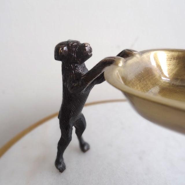 アクセサリートレー おしゃれ プレートドッグ 真鍮 ブラス トレイ 鍵