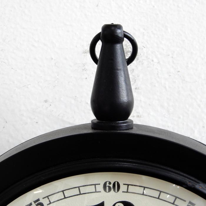 Ethnic Clock Market 壁掛け時計 掛け時計 アンティーク モダン 個性的 ヴィンテージ風 壁掛け時計 おしゃれ エスニック ブラウン ディスプレイ_4