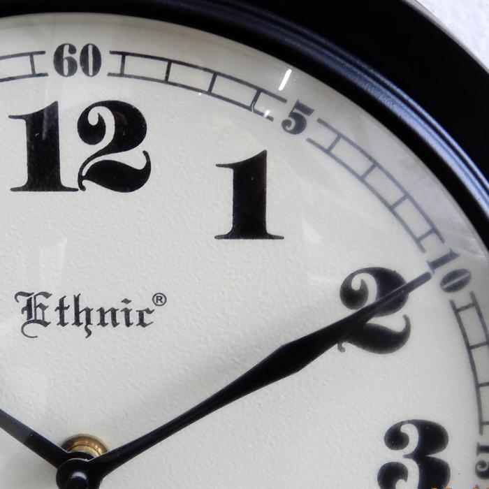 Ethnic Clock Market 壁掛け時計 掛け時計 アンティーク モダン 個性的 ヴィンテージ風 壁掛け時計 おしゃれ エスニック ブラウン ディスプレイ_3