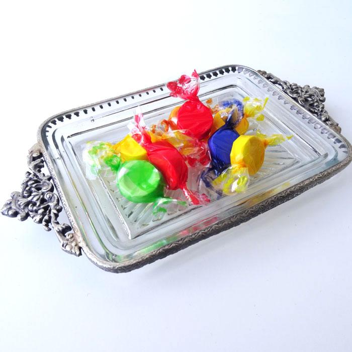 ガラストレイ トレイ おしゃれ ガラス トレー かわいい アンティーク