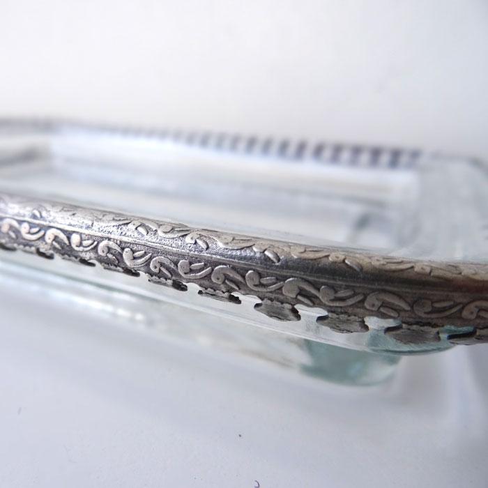 ガラストレイ トレイ おしゃれ ガラス トレー かわいい アンティーク