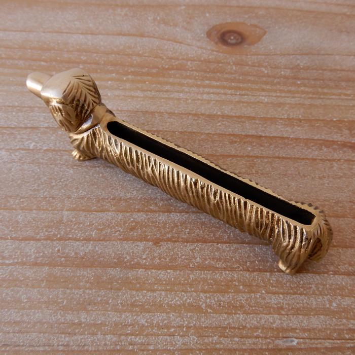 カードホルダー ダックスフンド 真鍮 犬 Dog カードケース