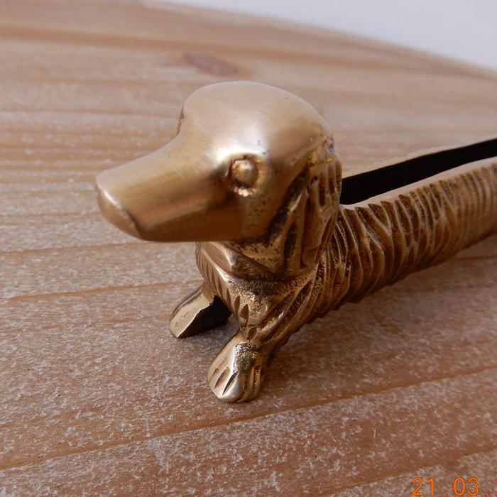 カードホルダー ダックスフンド 真鍮 犬 Dog カードケース